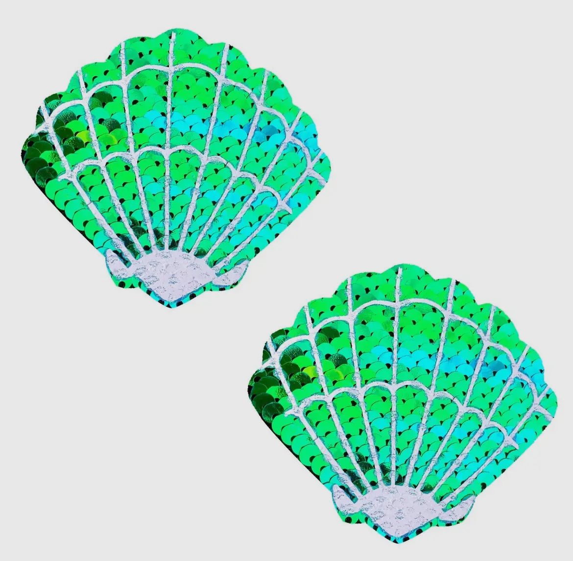 Ariel Sequin Shell Nipple Pasties